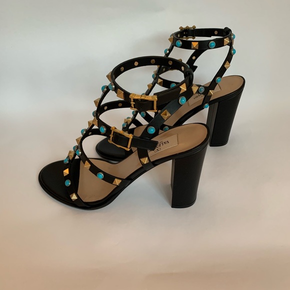Valentino Rolling Rockstud 90mm Sandals - Picture 5 of 8